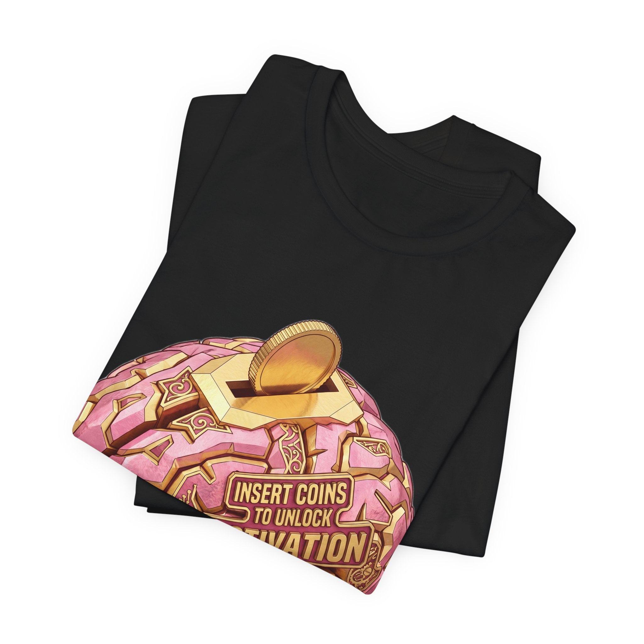 Insert Coins To Unlock Motivation Funny Arcade Sticker