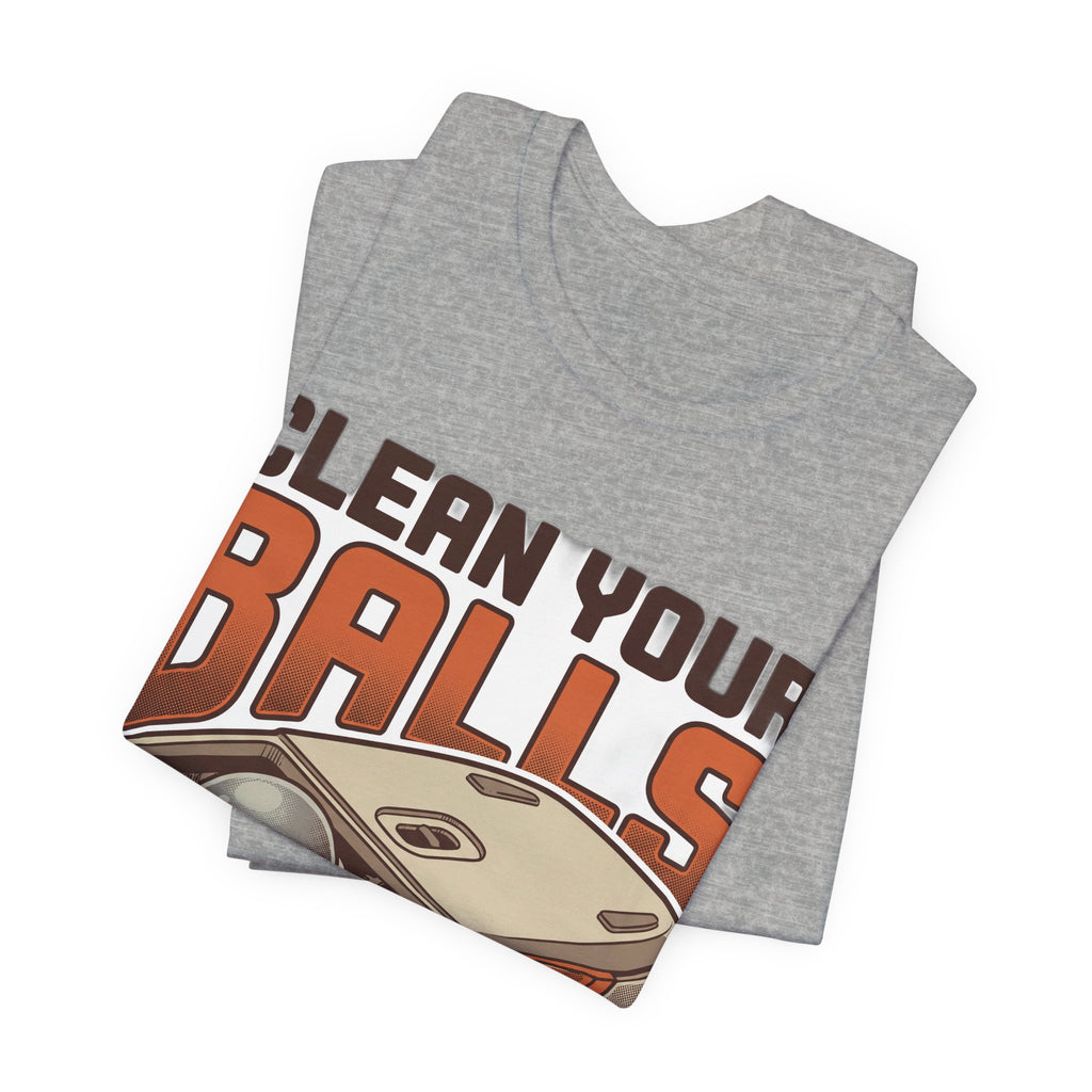Clean Your Balls Funny Retro Trackball Mouse