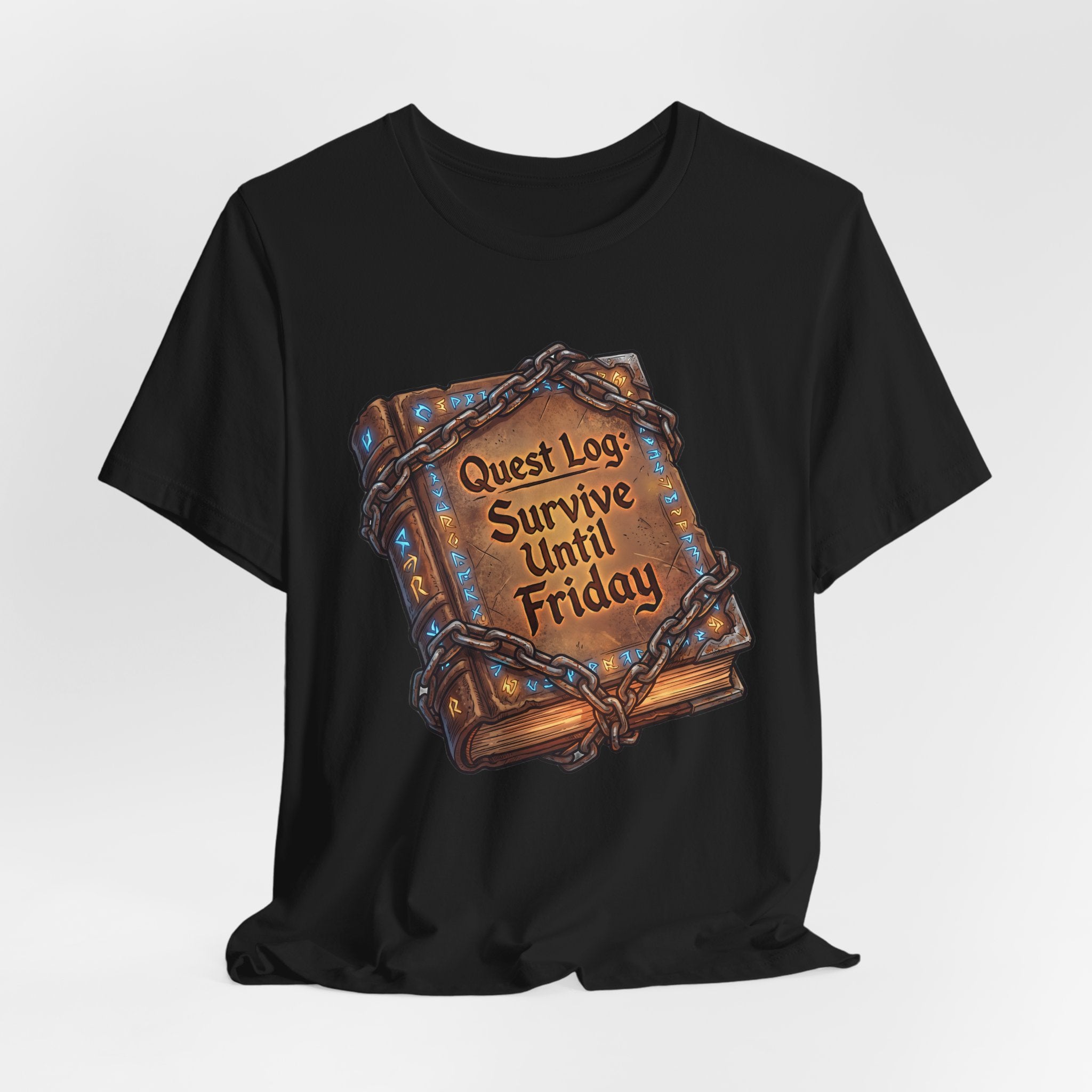Quest Log Survive Until Friday Funny RPG Tote Bag
