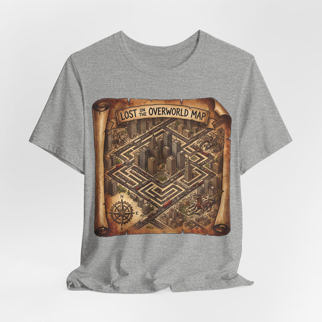 Lost On The Overworld Map Funny RPG Gamer Notebook