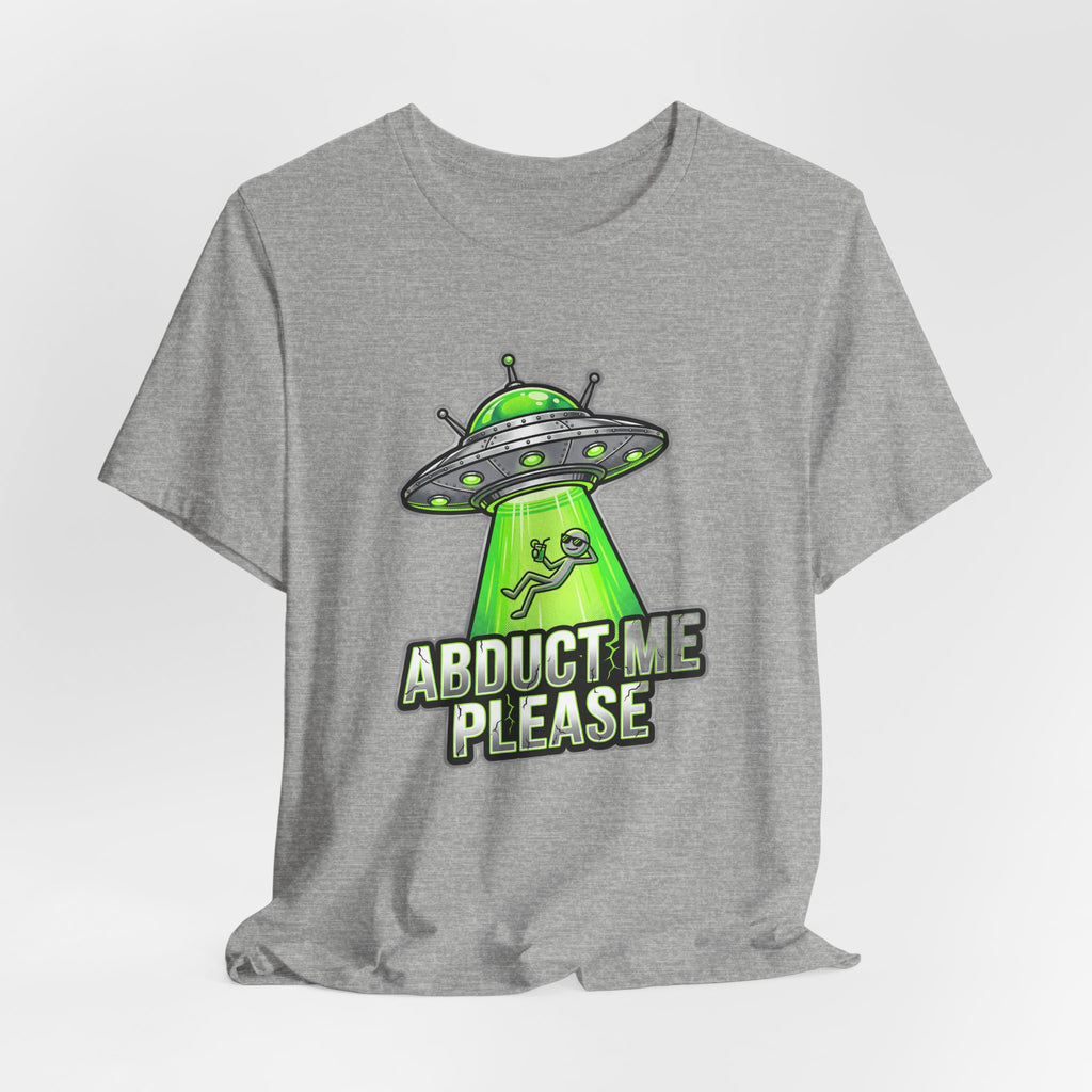 Abduct Me Please Funny Retro UFO Alien