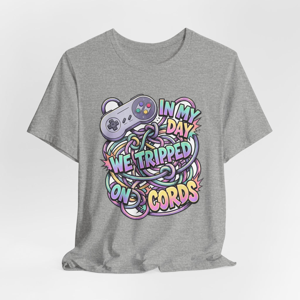 In My Day We Tripped On Cords Funny 90s Gamer