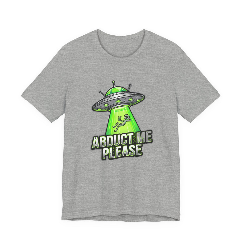 Abduct Me Please Funny Retro UFO Alien
