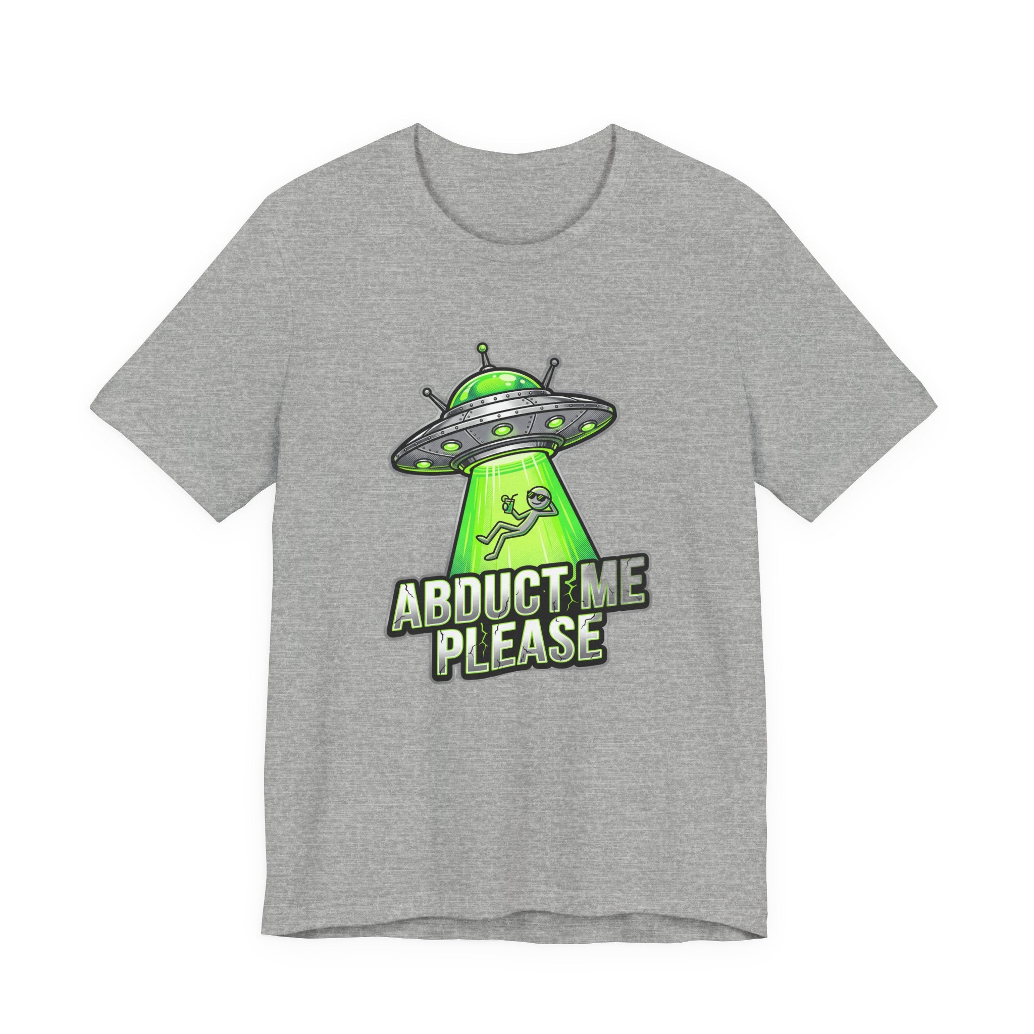 Abduct Me Please Funny Retro UFO Alien