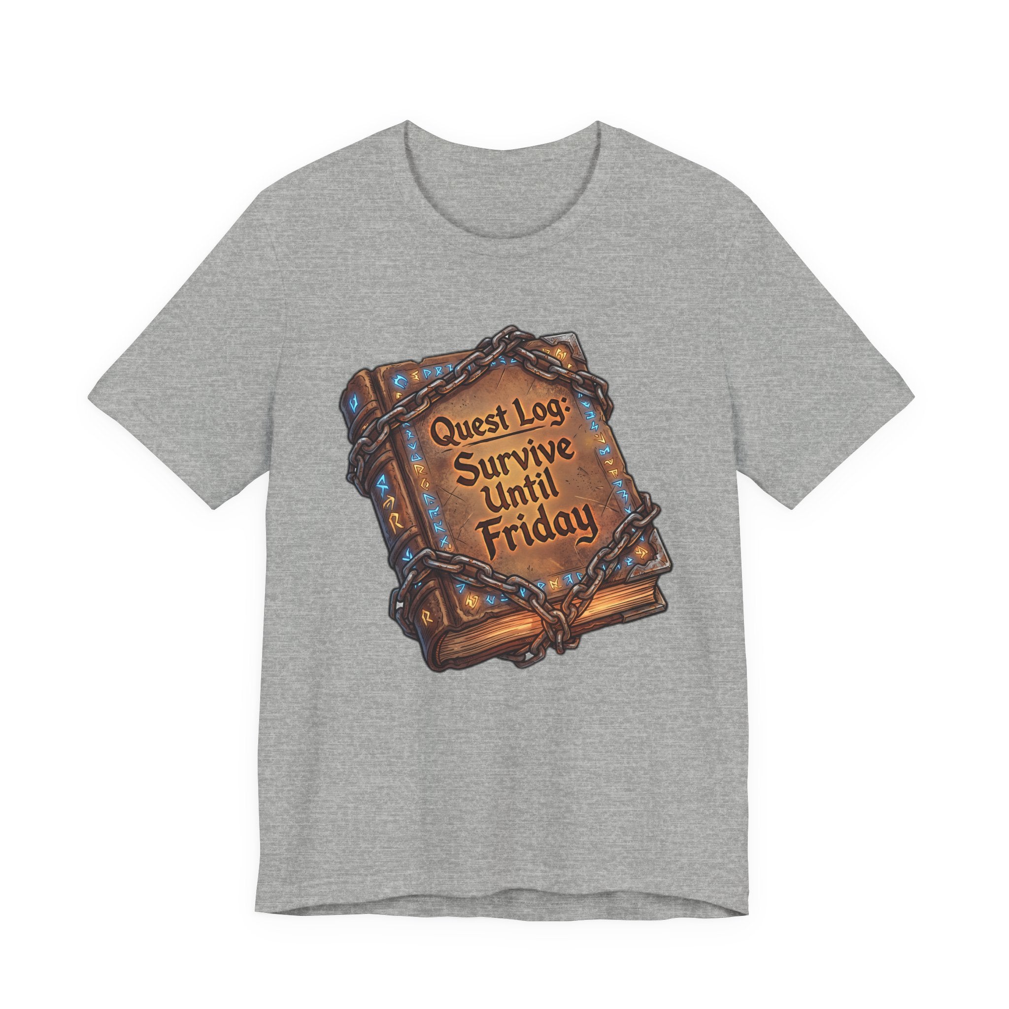 Quest Log Survive Until Friday Funny RPG Tote Bag